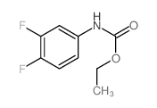 (3,4-二氟苯基)氨基甲酸乙酯结构式