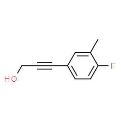 2-Propyn-1-ol,3-(4-fluoro-3-methylphenyl)-(9CI)结构式