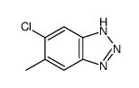 6-氯-5-甲基-1H-苯并[d][1,2,3]三唑结构式