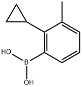 3-Methyl-2-cyclopropylphenylboronic acid structure