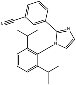 3-(1-(2,6-Diisopropylphenyl)-1H-imidazol-2-yl)benzonitrile picture