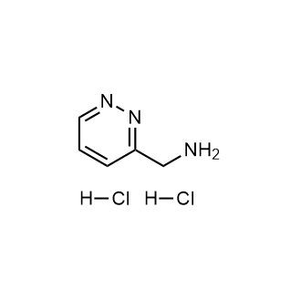 Pyridazin-3-ylmethanamine (dihydrochloride) Structure