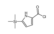 1H-Pyrrole-2-carbonyl chloride, 5-(trimethylsilyl)- (9CI) picture