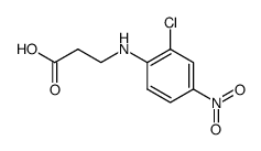 N-<2-Chlor-4-nitro-phenyl>-β-alanin Structure