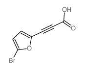 2-Propynoic acid,3-(5-bromo-2-furanyl)- Structure