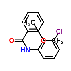 N-(3-Chloro-2-methylphenyl)-2-methoxybenzamide结构式