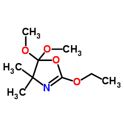 Oxazole, 2-ethoxy-4,5-dihydro-5,5-dimethoxy-4,4-dimethyl- (9CI)结构式