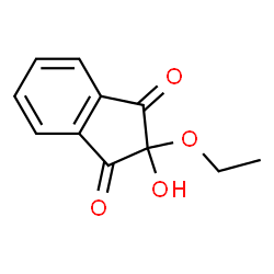 1H-Indene-1,3(2H)-dione,2-ethoxy-2-hydroxy-(9CI) Structure