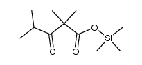 trimethylsilyl 2,2,4-trimethyl-3-oxopentanoate Structure