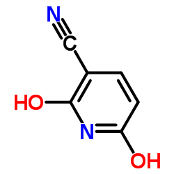1,2-二氢-6-羟基-2-氧代-3-氰基吡啶结构式
