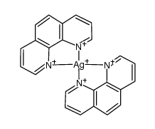 bis(1,10-phenanthroline)silver(I)(1+) Structure