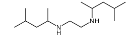 N,N'-bis(4-methylpentan-2-yl)ethane-1,2-diamine结构式