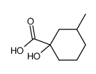 1-hydroxy-3-methylcyclohexanecarboxylic acid Structure