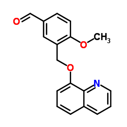 4-Methoxy-3-[(8-quinolinyloxy)methyl]benzaldehyde Structure