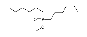 1-[hexyl(methoxy)phosphoryl]hexane Structure