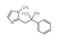 1-(1-methyl-1H-imidazol-2-yl)-2-phenyl-2-propanol结构式