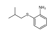 2-(2-methylpropylsulfanyl)aniline结构式