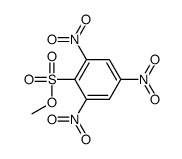 methyl 2,4,6-trinitrobenzenesulfonate Structure