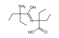 2-[(2-amino-2-ethylbutanoyl)amino]-2-ethylbutanoic acid结构式