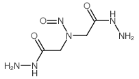 Glycine,N-(2-hydrazino-2-oxoethyl)-N-nitroso-, hydrazide (9CI) structure