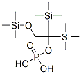 Phosphoric acid bis(trimethylsilyl)[2-(trimethylsilyloxy)ethyl] ester结构式