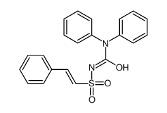 1,1-diphenyl-3-(2-phenylethenylsulfonyl)urea Structure