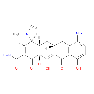 7-二去甲基米诺环素结构式