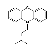 10-(3-methyl-butyl)-10H-phenothiazine结构式