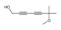 6-methoxy-6-methylhepta-2,4-diyn-1-ol结构式