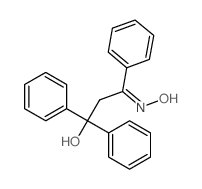 (3E)-3-hydroxyimino-1,1,3-triphenyl-propan-1-ol structure