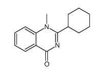 2-Cyclohexyl-1-Methylquinazolin-4(1H)-one结构式