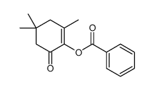 (2,4,4-trimethyl-6-oxocyclohexen-1-yl) benzoate结构式