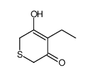 4-ethyl-3-hydroxy-2H-thiopyran-5-one Structure