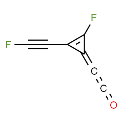 Ethenone, [2-fluoro-3-(fluoroethynyl)-2-cyclopropen-1-ylidene]- (9CI)结构式