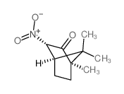 (1R,3S,4R)-1,7,7-trimethyl-3-nitro-norbornan-2-one structure