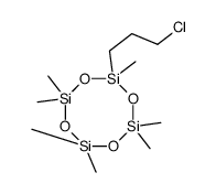 2-(3-chloropropyl)-2,4,4,6,6,8,8-heptamethyl-1,3,5,7,2,4,6,8-tetraoxatetrasilocane Structure