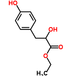 3-(4-羟基苯基)乳酸乙酯结构式