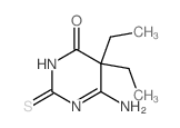 6-amino-5,5-diethyl-2-sulfanylidene-pyrimidin-4-one picture