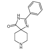 2-PHENYL-1.3.8-TRIAZA-SPIRO[4.5]DEC-1-EN-4-ONE HCL structure