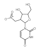 2,4(1H,3H)-Pyrimidinedione,1-[2-deoxy-2-(nitromethyl)-a-D-ribofuranosyl]- picture