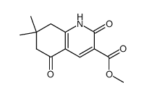 methyl-7,7-dimethyl-2,5-dioxo-1,2,5,6,7,8-hexahydro-3-quinolinecarboxylate Structure