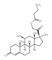 氢化可的松 21-丁酸盐结构式