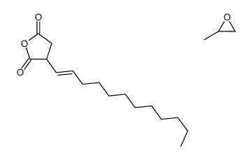 3-[(E)-dodec-1-enyl]oxolane-2,5-dione,2-methyloxirane structure