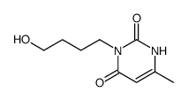 6-methyl-3-(ω-hydroxybutyl)uracil Structure