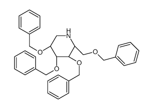 Deoxynojirimycin Tetrabenzyl Ether structure