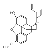 diallylnormorphinium bromide Structure