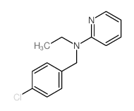 N-[(4-chlorophenyl)methyl]-N-ethyl-pyridin-2-amine structure