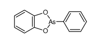 phenylarsonous acid o-phenylene ester Structure