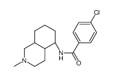 N-[(4aR,8aS)-2-methyl-3,4,4a,5,6,7,8,8a-octahydro-1H-isoquinolin-5-yl]-4-chlorobenzamide Structure