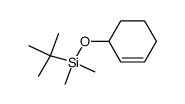 tert-butyl(2-cyclohexen-1-yloxy)dimethylsilane结构式